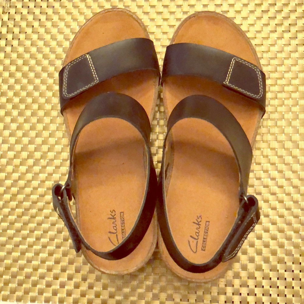 Clark’s sandals (black)